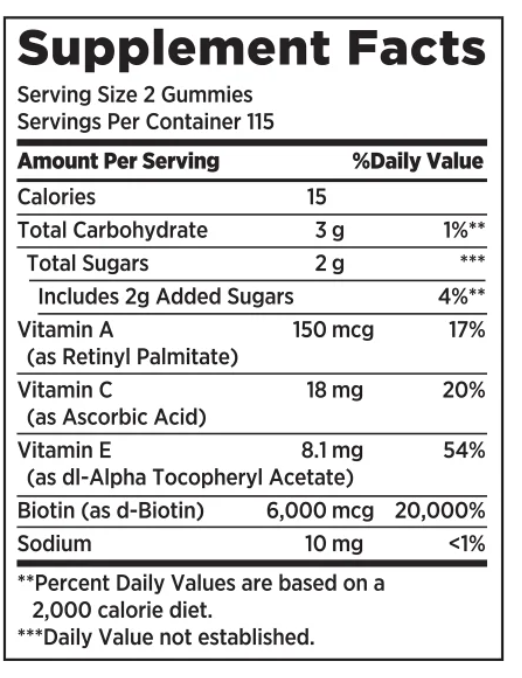 Nature's Bounty Cabello, Piel y Uñas Avanzado, 230 Gomitas