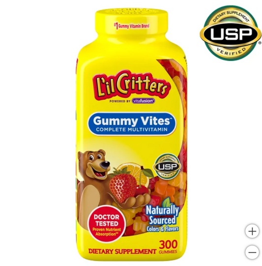 L'il Critters Gummy Vites, 300 ositos de goma