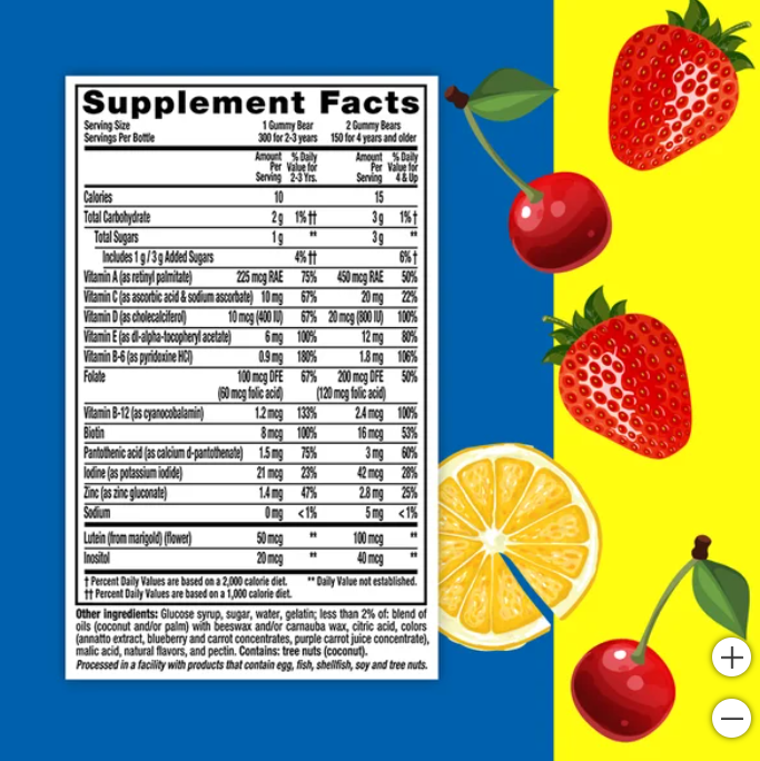 L'il Critters Gummy Vites, 300 ositos de goma