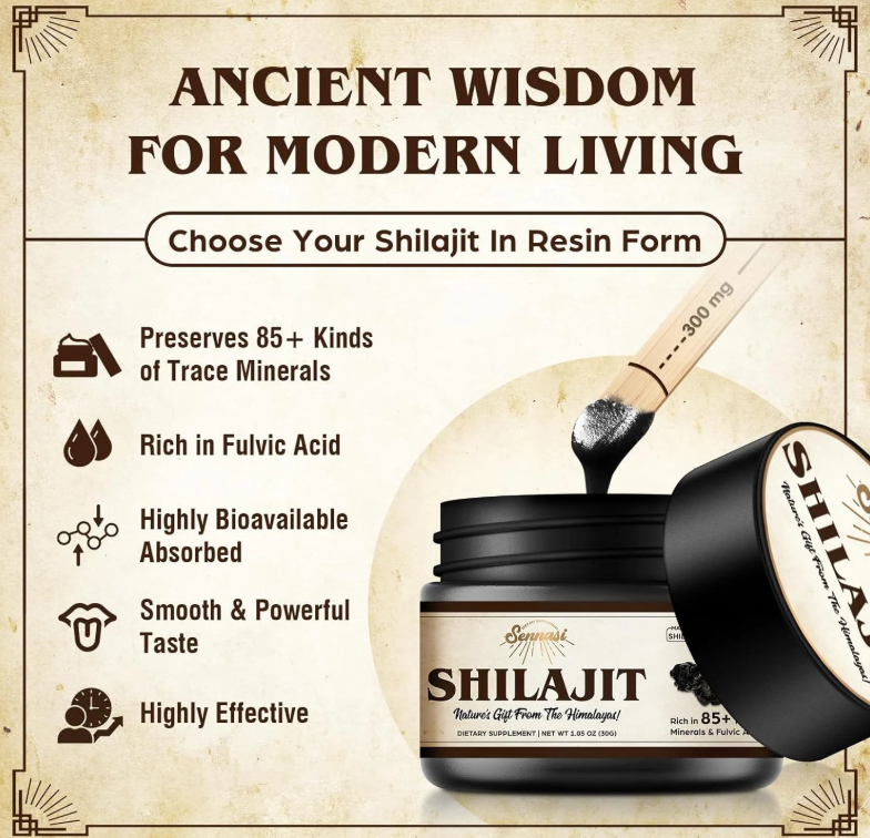 SENNASI SHILAJIT RESINA DEL HIMALAYA 30GR