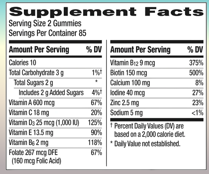 Centrum Multigummies Multivitamínico para mujer en gomitas