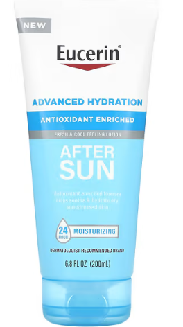 Eucerin, Loción de hidratación avanzada para después del sol 200 ml (6,8 oz. Líq.)