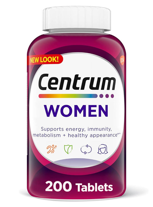 Centrum Women – Multivitamínico para Mujeres (200 tabletas)