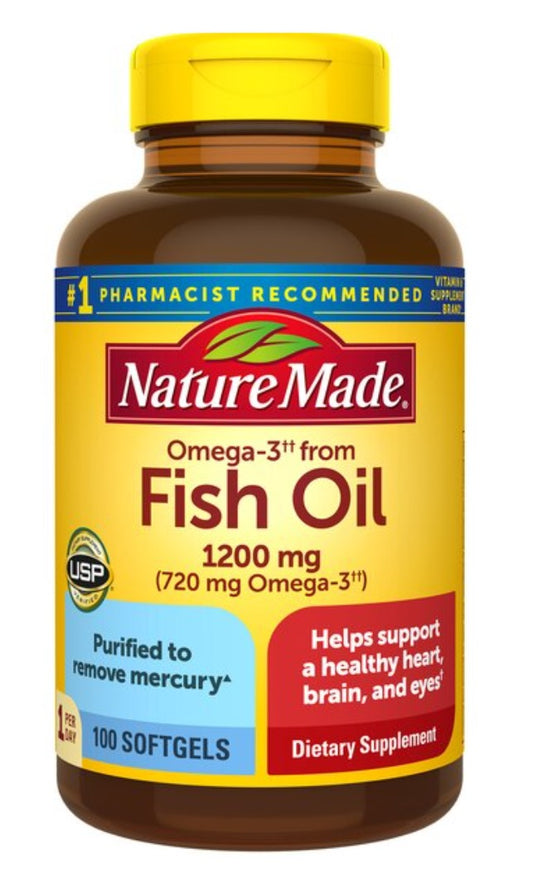 Nature Made Fish Oil 1200 mg, 300 Softgels